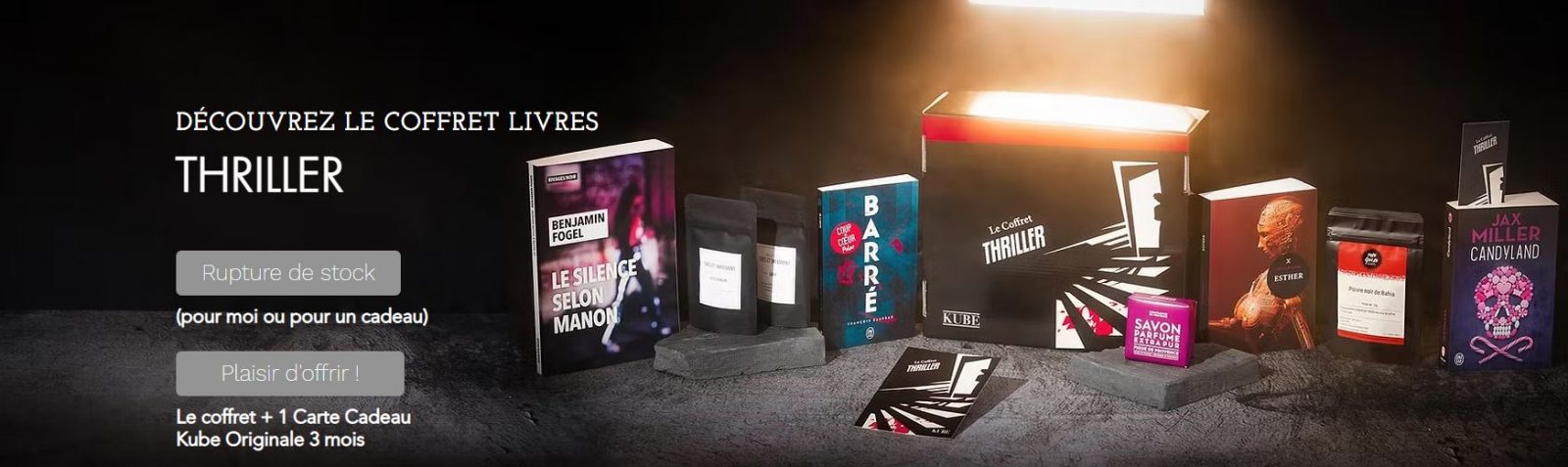 thriller kube livres